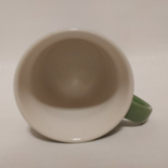 RARE STARBUCKS Stacking Mug GREEN 2012 14oz/414ml - Picture 2 of 5